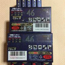 SONY CDixⅣ METAL 46 2パックx5＋6 メタルポジション カセットテープ16本セット【未開封新品】●●_画像3