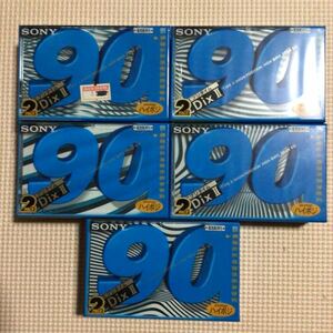 SONY CDixⅡ 90 2パックx5 ハイポジション　カセットテープ10本セット【未開封新品】■■
