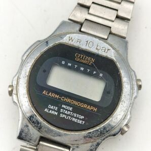 S35 三 不動品 1円～ シチズン CITIZEN P080-312660 クオーツ デジタル メンズ 腕時計の画像1