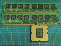 CPU Intel Core i7-3770 SR0PK & Team PC3-12800 8GB x2 セット品、動作確認済、ネコポス発送_画像5