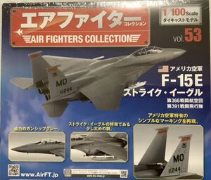 【未開封（部品外れ有り）】 エアファイターコレクション vol.53 F-15E ストライク・イーグル 米空軍 第366戦闘航空団 第391戦闘飛行隊