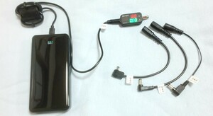 ■SR-01 NTS115 ICB 用 PD モバイルバッテリー フルセット 電圧/電流計付き 40000mah # 電池ボックス # 市民ラジオ # 新技適 # SONY