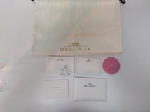 極美品 DELVAUX デルボー デルヴォー レザー ハンドバッグ ピンク_画像10