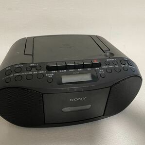 展示品★美品★SONY★ソニー★CFD-S70★CDラジオカセットレコーダー★ブラック★録音★再生★REC CDプレーヤー★ワイドFM対応★完動品の画像2