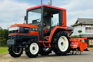 【茨城Prefecture古河市から】　Kubota クボタ　GT21 491hours　 21馬力 中古キャビンTractor　AD倍速　モンロ　　