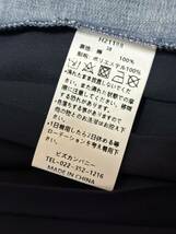 【新品】『BITTOKO』ビットコ デニムプリーツシャツ☆サイズ38(Mぐらい) ブルーデニム☆タグ付き未使用品_画像5