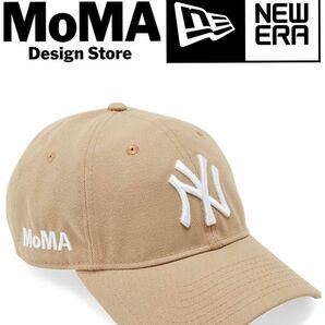 NY ヤンキースキャップ キャメル MoMA Edition NY キャップ 帽子 刺繍 ニューエラ シンプル