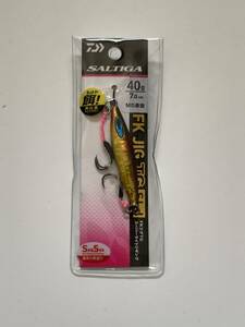 ダイワ《ソルティガ　FKジグ TG　SLJ　40g　MG赤金》