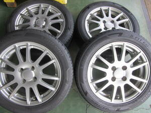 185/55R15　WEDS　VELVA　15インチ　ラウフェン　S　FIT　EQ　タイヤ＆ホイールSET　185/55R15　4本セット