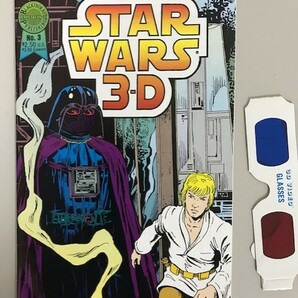 アメコミ Star Wars 3D #3 Blackthorne Publishing 3-D Series US Comics Book 1988/スターウォーズ 漫画 コミック ブック メガネ付 当時物の画像2