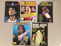 マイケル ジャクソン 洋書5冊 写真集 本 特集雑誌 MICHAEL JACKSON featured magazine/photo book/当時物 主に80年代 80's BAD Dangerous_画像1