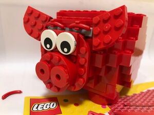 送料無料 レゴ LEGO 40155 ブタさんの貯金箱 Coin Bank, Red Piggy Bank/豚/ぶた/廃盤品