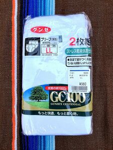 ◇２枚組　グンゼ　ブリーフ　GC100　未使用　サイズ LL◇検索　アンダーウエア 下着 パンツ 肌着 レトロ