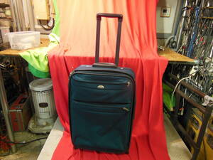 w240517-013B7 Samsonite ACE carry bag green nylon operation verification settled Samsonite traveling abroad line comfort 