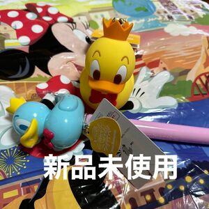 新品タグ付　ディズニー　パルパルーザ　グワグワスティック　ブルー　＆　バッグチャーム　黄色　全２点　販売終了！！