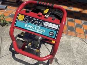 015●ジャンク品●ナカトミ エンジン高圧洗浄機 EPW-1200D　本体のみ ※R6.5月エンジン始動確認　圧未確認の為ジャンク