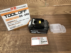 002○おすすめ商品○マキタ バッテリー BL1830B　18V　3.0Ah　高崎店　残量表示が点かなかったので初期充電しました　makita