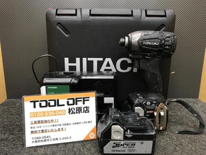 013♪おすすめ商品♪HITACHI　日立 コードレスインパクトドライバ WH18DDL2 3.0Ah×1　6.0Ah×1　UC18YDL2