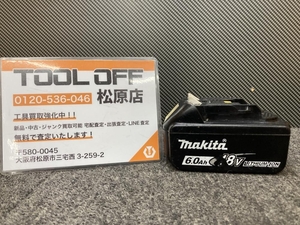 013♪おすすめ商品♪マキタ makita 純正リチウムイオンバッテリ- 18V6.0Ah BL1860B 充電回数22回