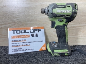 011◎ジャンク品◎マキタ makita 14.4V充電式インパクトドライバ TD160D ※通電のみ確認 軸ブレ大 バッテリ差込口ぐらつきあり