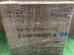 005▽未使用品▽日本製線 Cat5e ScTPケーブル 0.5×4P NSEDT-S 300m