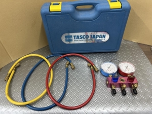 011◎ジャンク品◎TASCO タスコ ゲージマニホールド TA141GB TA140GB R410A R32 ※動作未確認