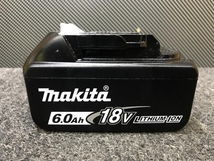 013♪おすすめ商品♪マキタ makita 18V6.0Ah純正リチウムイオンバッテリー BL1860B 充電回数12回_画像2