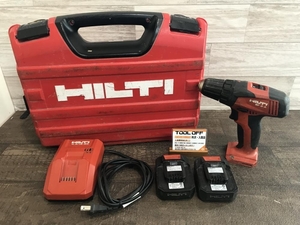 009▼おすすめ商品▼ヒルティ　HILTI 充電式ドライバドリル SF2-A バッテリー2個＋充電器付き　動作OK