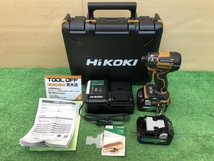 015●未使用品・即決価格●HiKOKI　ハイコーキ コードレスインパクトドライバ WH36DC　2XPS(GC) 36V　色:グランドキャメル_画像1