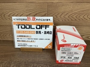 002○未使用品○テンパール 漏電ブレーカー GBU-53EC 3P3E 40A　太陽光用　商用電源側用　AC100V/AC200V　漏電遮断器　高崎店