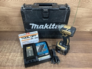 002○おすすめ商品○マキタ インパクトドライバ TD137D　14.4V　記念カラー　ゴールド　金色　makita　バッテリー1個　高崎店