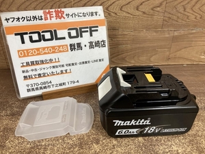 002○未使用品○マキタ makita　バッテリー BL1860B　6.0Ah　18V　※箱なし　高崎店