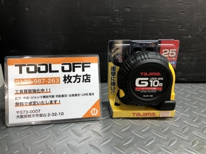 014〇未使用品・即決価格〇タジマ TAJIMA スケール GL25100BL Gロック 25mm 幅10m