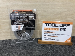 011◎未使用品・即決価格◎TRUSCO サーメットチップソー TSS-10022N ※鉄・ステンレス用