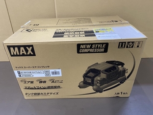 007◇未使用品・即決価格◇MAX 高圧専用エアコンプレッサ AK-HH1310E 開封品 説明書・保証書無し Gシルバー　伝票外側貼り付け