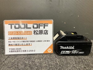 013♪おすすめ商品♪マキタ makita 18V6.0Ah純正リチウムイオンバッテリー BL1860B 充電回数14回 過負荷15％