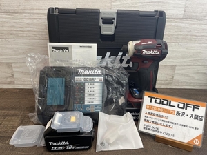 009▼未使用品▼makita マキタ 充電式インパクトドライバ TD172DGXAR バッテリー2個+充電器付き