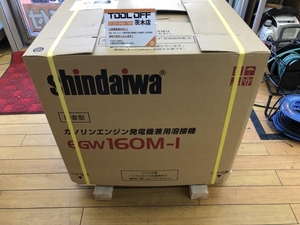 015●未使用品・即決価格●新ダイワ エンジンウェルダー 発電機兼用溶接機 防音型 EGW160M-I