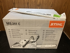 020♪未使用品・即決価格♪スチール　STIHL エンジンチェーンソー　チェンソー MS241C-MVW　＊長期保管品 ガイドバー付き