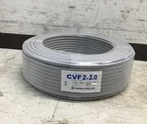 002○未使用品○協和 CVFケーブル 2ｘ2.0　高崎店　R6年２月製　協和電線