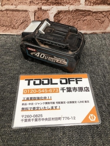 017◇おすすめ商品◇マキタ makita 40Vmax4.0Ahバッテリ BL4040 ※充電回数7回