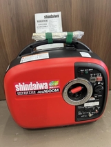 011◎おすすめ商品・店頭引取限定商品◎shindaiwa 新ダイワ インバーター発電機 iEG1600M-Y ※箱無し エンジン試運転のみ_画像2