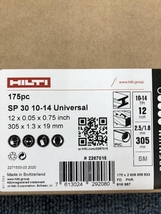 005▽未使用品▽HILTI セーバーソーブレード SP30　10-14　175PC_画像2