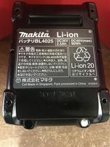 009▼おすすめ商品▼マキタ makita バッテリ BL4025 動作OK 40Vmax2.5Ah 充電1回 美品_画像5