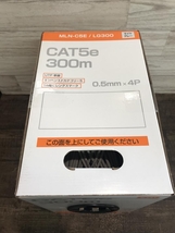 009▼未使用品・即決価格▼放送通信機器 LANケーブル CAT5e MLN-C5E/LG300 0.5㎜×4P 300m ライトグレー_画像6