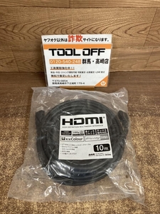 002○未使用品○MMK HDMIケーブル 10ｍ　金メッキコネクタ　RoHS指令対応　高崎店