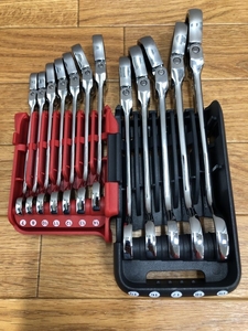 003☆未使用品・即決価格☆　MACTOOLS コンビネーション ギアレンチセット PTTRAY-12 7/8/10～19mm