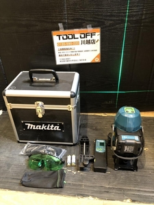 001♪ジャンク品♪マキタ makita 充電式屋内・屋外兼用墨出し器 SK10GD 精度不明の為ジャンク扱い 乾電池パック付属