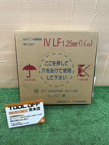 015●未使用品・即決価格●住電 IVLFケーブル 1.25mm 300m 赤