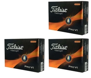 タイトリスト PROV1 プロV1 3ダースセット ダブルナンバー